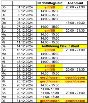 Publikumslauf - Dezember 2024